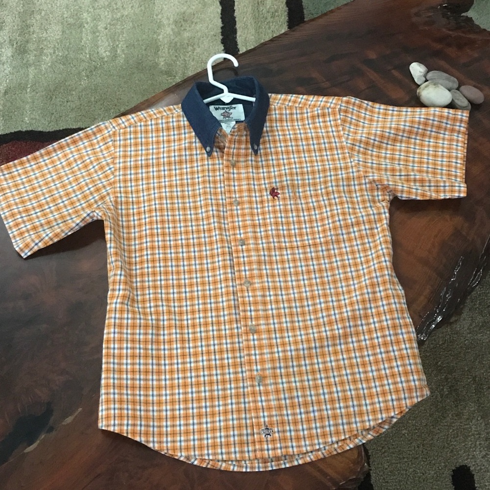 Wrangler shorts sleeve button down size 10/12